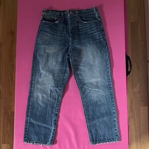 Point Sur Women's Boyfriend Jeans in Classic Blue